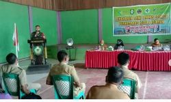 Koramil 1015-13/Kky Hadiri Lokakarya Mini Lintas Sektoral Puskesmas Wilayah Koramil 13/Kky.