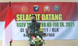 Tim Wasev Danpusterad Mengunjungi Lokasi TMMD Ke-110 Kodim 1011/Kuala Kapuas