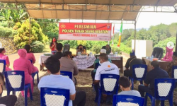 Danramil 1013-12/Tanah Siang Selatan Hadiri Peresmian Kantor Polsek Tanah Siang Selatan.