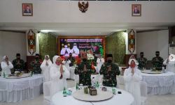 Danrem 102/Pjg Ikuti Halal bi Halal Secara Virtual
