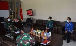 Danrem 102/Pjg terima Audiensi Kepala BKKBN Kalteng.