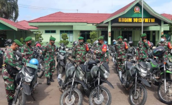 Kodim 1013/Mtw Laksanakan Pengecekan dan Pemeriksaan Kendaraan Dinas.
