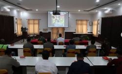 Dandim 1013/MTW Hadiri Apel Kesiapsiagaan Karhutla Melalui Zoom Meeting