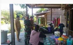 Babinsa Tumbang Rungan Komsos di Wilayah Binaan, Wujud TNI Kuat Bersama Rakyat