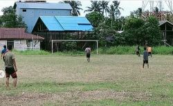 Danramil Jelai Ajak Warga Jaga Imun Tubuh Dengan Rajin Berolaharaga