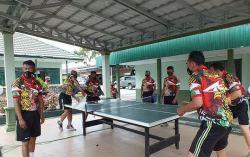 Dandim Pangakalan Bun Pimpin Olahraga Bersama Untuk Meningkatkan Imun Tubuh Anggota