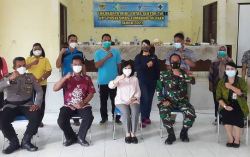 Danramil Manuhing Tekankan Pentingnya Disiplin Prokes