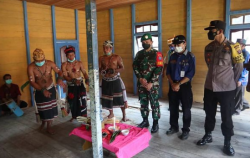 Dandim 1013/Muara Teweh Buka Karya Bhakti TNI Semester I TA 2021