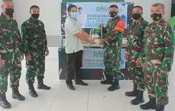 Kodim 1016 Palangka Raya Terima 8 Ton Beras Zakat Dari Pengusaha Haji Abdul Rasyid AS Untuk di Salurkan ke Masyarakat