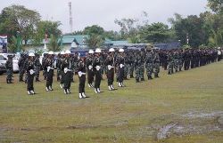 Danrem 102/Pjg Hadiri Apel Gabungan Kesiapan Pengamanan Tahun Baru