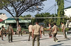Kodim 1015/Sampit Melaksanakan Jumat Sehat Olahraga Bersama