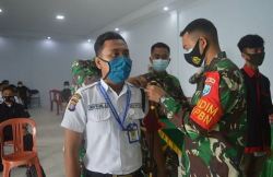 Kodim Pangkalan Bun Gelar Kegiatan Kaderisasi Penegakan Disiplin Protkes Covid-19