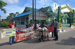 Koramil 1013-03/Teweh Tengah Bersama Polsek Teweh Tengah Sosialisasi Tentang Karhutla.