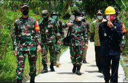 Tim Dispenad Mengunjungi Lokasi TMMD Ke 110 Kodim 1011/Kuala Kapuas