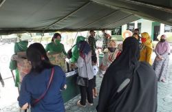 Kodim Pangkalan Bun Gelar Bazar Murah