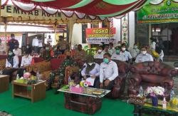 Tekan Penyebaran Covid-19, Dandim 1015/Spt Hadiri Launching Posko PPKM Mikro