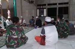 Pererat Silaturahmi, Satgas TMMD Kodim 1015/Spt Ikuti Yasinan Bersama Warga
