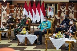 Danrem 102/Pjg hadiri Perayaan Hari Keluarga Nasional ke-28 Secara Virtual