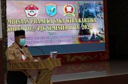 Korem 102/Pjg Adakan Kegiatan Pembinaan Pramuka Saka Wira Kartika