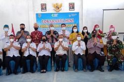 Wujudkan Sinergitas Lintas Sektoral, Babinsa Koramil 1015-03/Katingan Hilir Hadiri Loka Karya Mini Bidang Kesehatan