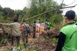 Cegah Karhutla, Koramil Tewah Bersama Unsur Terkait Lakukan Patroli Gabungan