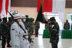 Danrem 102/Pjg Pimpin Laporan Korps dan Tradisi Satuan