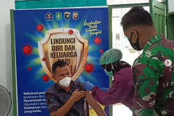 Kodim 1015/Sampit Gelar Serbuan Vaksinasi Untuk Masyarakat