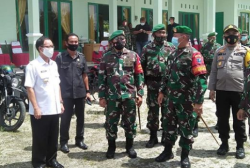 Dandim 1015/Spt Sambut Kunjungan Kerja Danrem 102/Pjg.