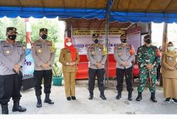 Kodim 1016 Palangka Raya Terjunkan Babinsa Dukung PPKM Mikro