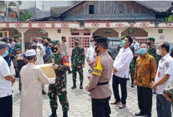 Jelang Lebaran, Dandim 1013/Mtw Bersama Unsur Muspida Tinjau Pos Pengamanan Hari Raya Idul Fitri 1442 H.