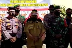 Koramil 1015-17/Rtp Apel Kebangsaan Menjaga Keutuhan NKRI