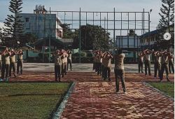 Prajurit dan ASN Kodim 1015/Sampit Gelar Jalan Sehat dan Senam