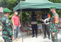 Pantau Pengamanan di Gereja, Dandim Pangkalan Bun Ingatkan Seluruh Personil Agar Selalu Siaga