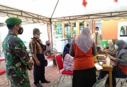 Giliran Purnawirawan TNI AD dan Warakauri Mendapatkan Vaksinasi Covid 19