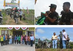 DANREM 102/PJG, PANEN BERSAMA DI LAHAN HASIL CETAK SAWAH TAHUN 2017