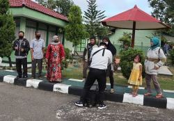 Apel Pemberangkatan Calon Tamtama Prajurit Karier TNI AD Gelombang I Ta 2021 di Wilayah Kodim 1013/MTW