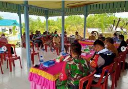 Koramil 1016-04/Tumbang Talaken Dukung Pembangunan Desa Berkelanjutan