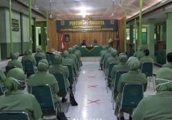 Jalin Silaturahmi, Ini Pesan Dandim 1013/MTW dan Ketua Persit Cab.XXXIX Kodim 1013/MTW