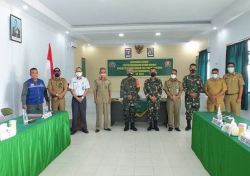 Tim Asnis Pusterad Kunjungan Kerja Ke Kodim 1014 /Pbn