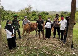 Babinsa Koramil 1013-06/Lahei Hadiri Pembentukan Kampung Tangguh Bencana Alam.