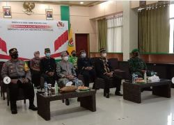 Pabung Katingan Kodim 1015/Sampit Mengikuti Upacara Peringatan Hari Lahir Pancasila Digelar Secara Virtual