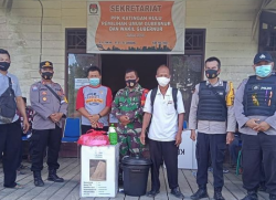 Kapal Pengangkut Logistik Pilkada Sempat Karam di DAS SENAMANG