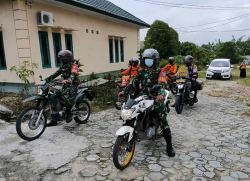 Koramil 1014 – 01/Arsel Kawal Pendistribusian Vaksin Sinovac ke Desa Tanjung Terantang