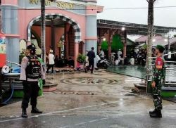 Amankan Pelaksanaan Sholat Idul Fitri, Kodim 1014 /Pbn Siagakan Personilnya di Sejumlah Masjid