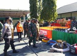 Latihan Penanggulangan Bencana Alam 2021 Terpusat di Kodim 1014 Pangkalan Bun