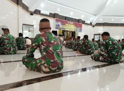 Kodim Palangka Raya Ikuti Gelar Doa Bersama di Makorem 102/Pjg, Dalam Rangka Peringati Hari Juang TNI AD
