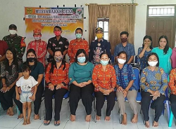 Babinsa Koramil 1016-03/Sepang Hadiri Musyawarah Desa Rencana Kerja Pemerintah Desa (RKPDES) Dahian Tambuk Tahun 2021