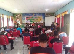 Danramil 1015-08/Mentaya Baru Ketapang sosialisasi mencegah kebakaran hutan