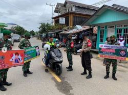 Sebagai Tracer Covid-19, Babinsa Koramil 1013-03/Teweh Tengah Terjun Ke RT