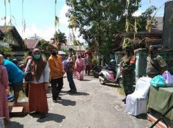 Tim PPKM Mikro Jekan Raya Pantau Prokes Resepsi Pernikahan